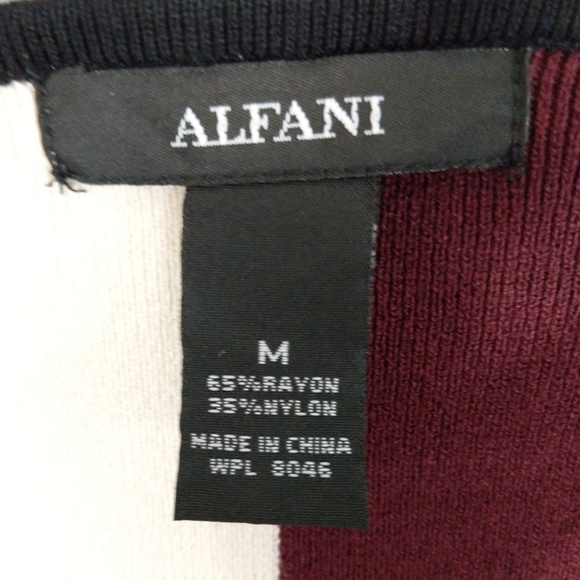 Alfani Color Block Sleeveless Hi-Lo Tunic - Picture 3 of 3